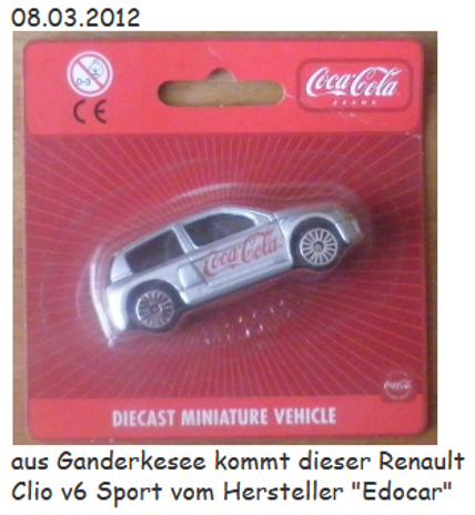 2012 Coca Cola Edocar Renault Clio
