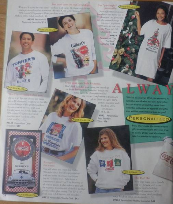 Coca Cola Weihnachtskatalog 1994 Holiday