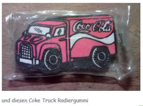2015 Coca Cola Radiergummi