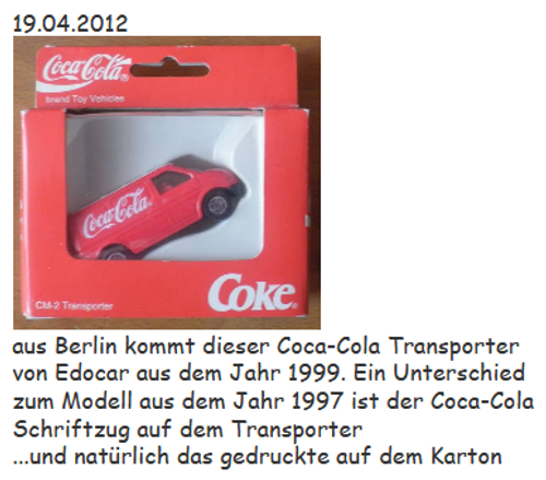 2012 Coca Cola Edocar