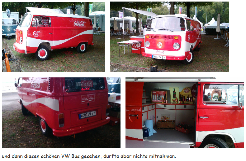 2014 Bürgerfest Hannover Coca Cola VW Bu
