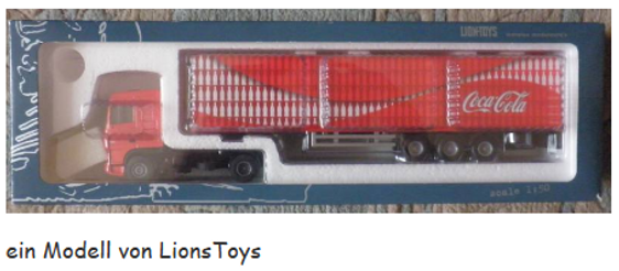 2013Coca Cola Lion Truck