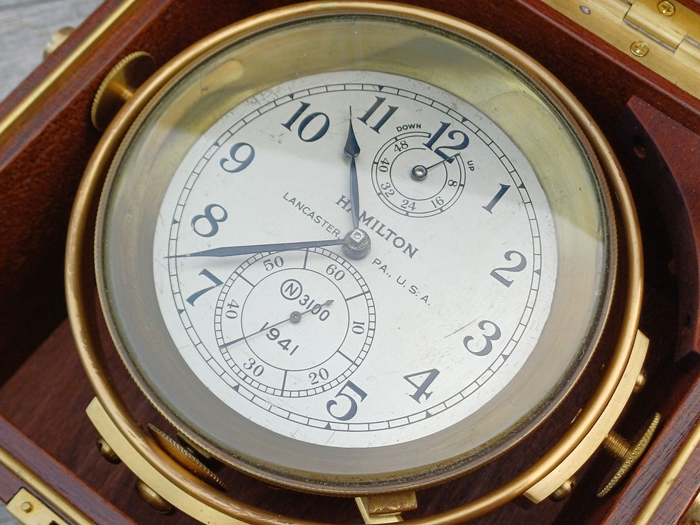 Hamilton model 21 Marine Chronometer