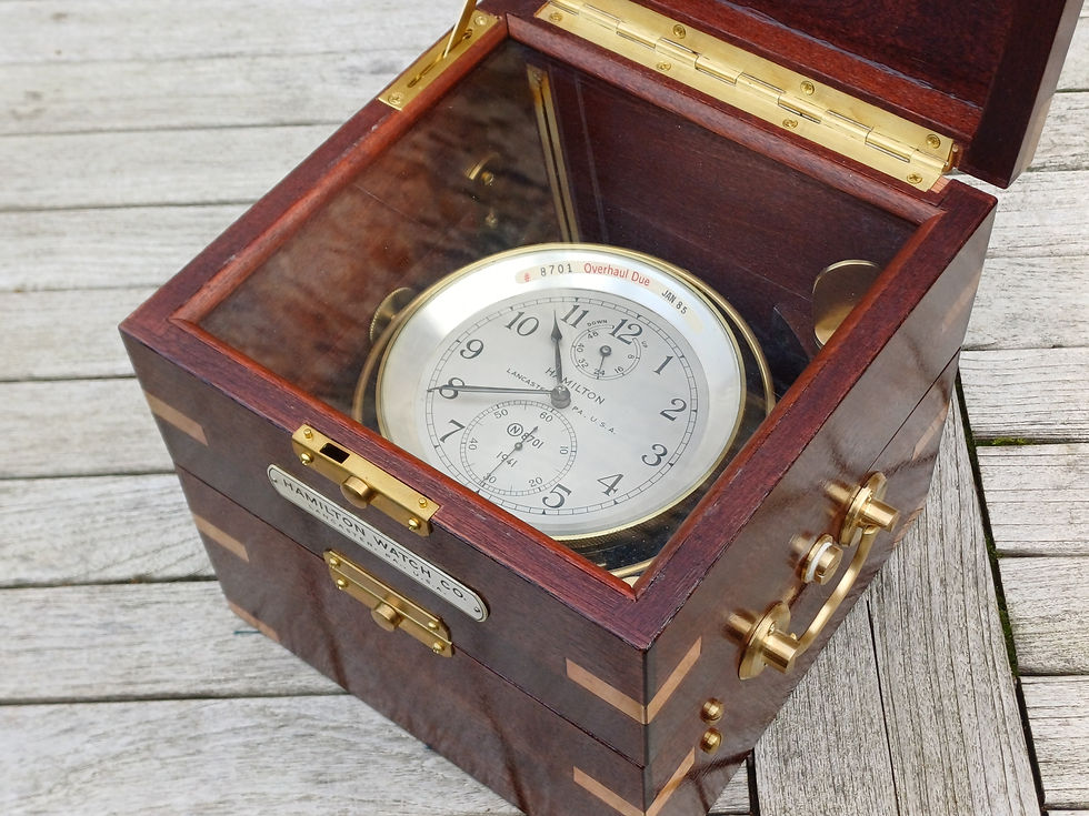 Thumbnail: Hamilton model 21 Marine Chronometer