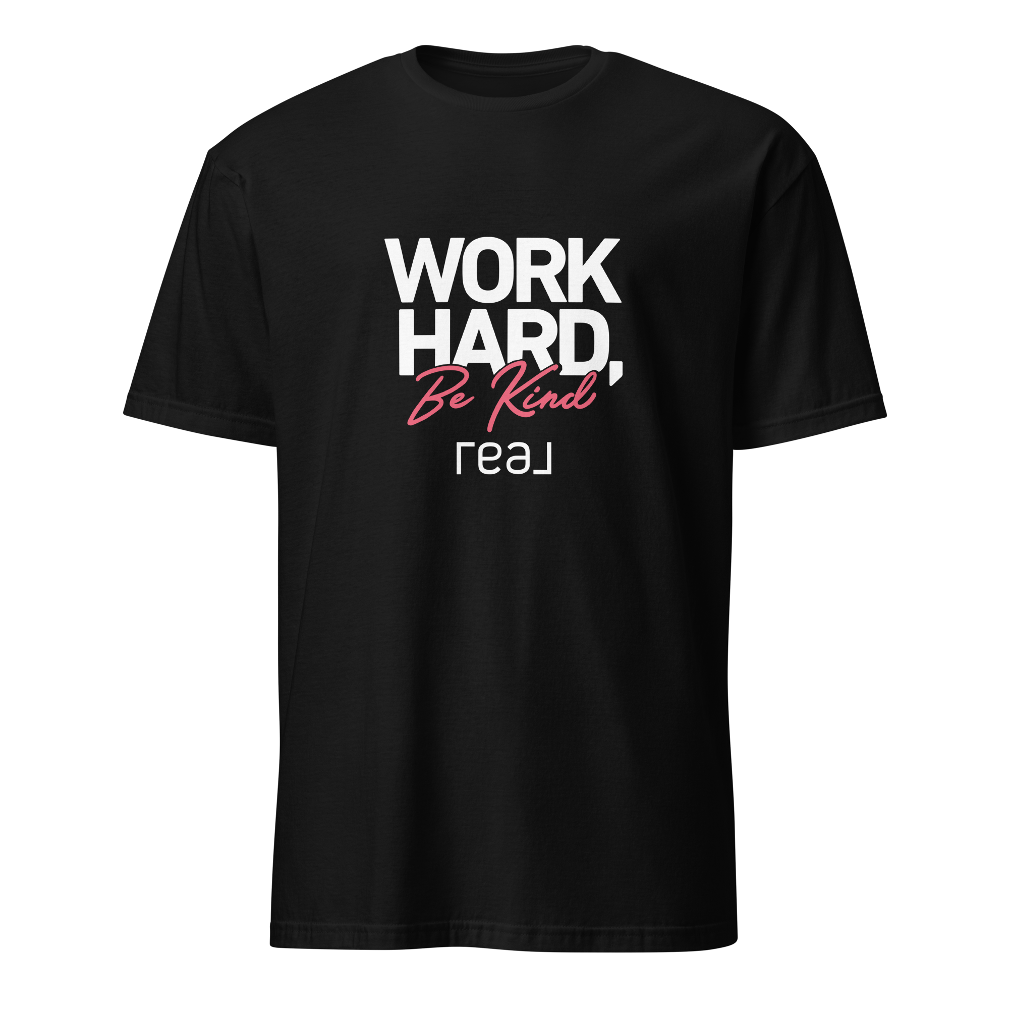 Work Hard. Be Kind (Black/Pink)