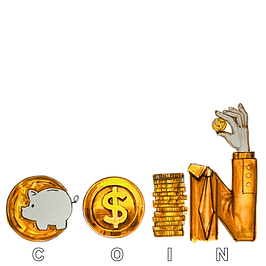 Original calligraphy artwork spelling “Coin” representing investment level and minimum budget structure for high-end private events in Thailand.