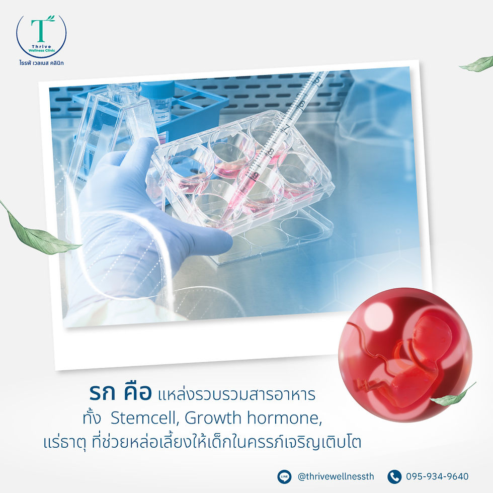 Human Placenta Extract (HPE) คือ สารสกัดจากรกบริสุทธิ์