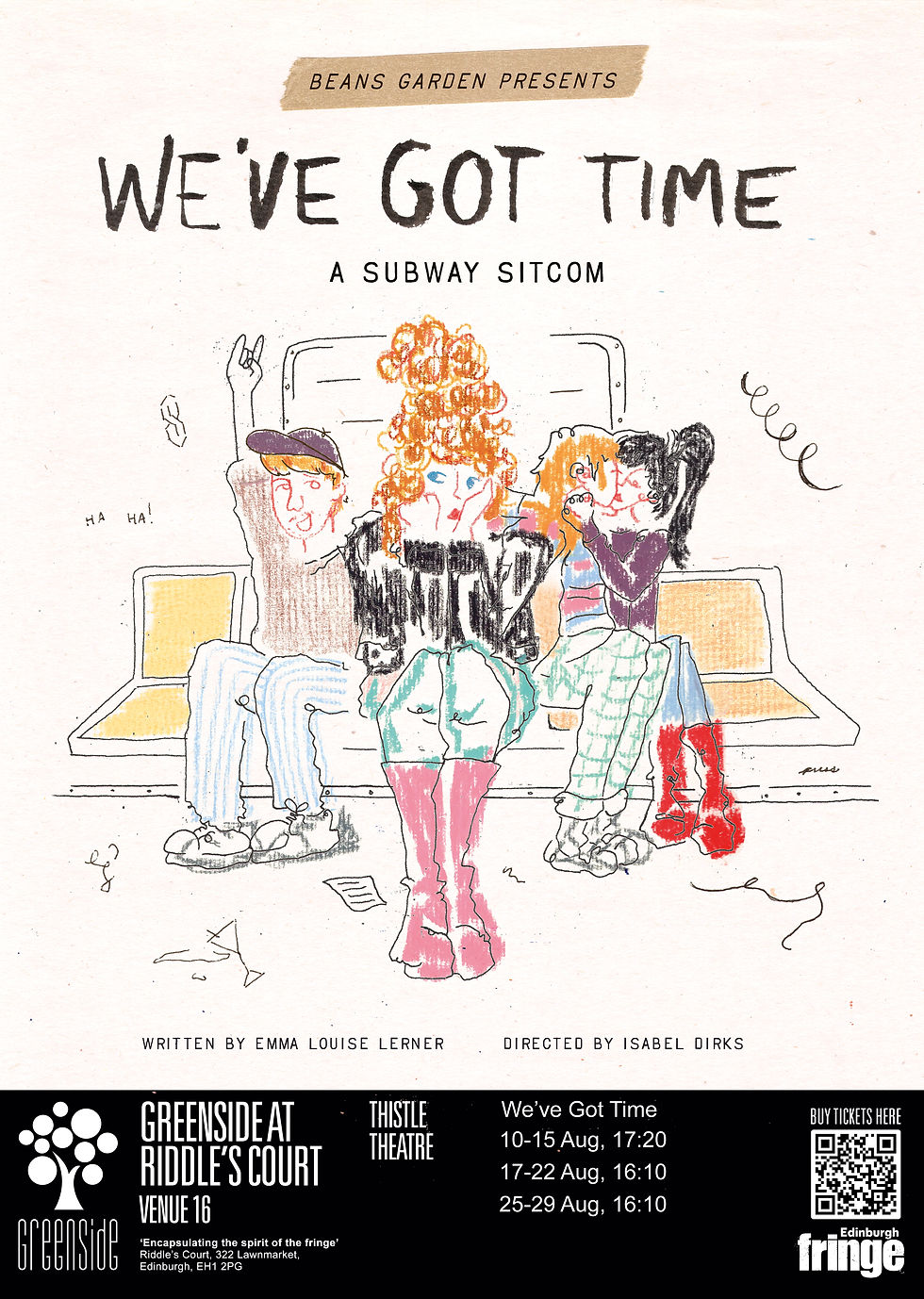 We've Got Time Edinburgh Poster