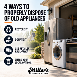 4 Ways to Properly Dispose of Old Appliances