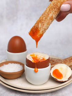 Perfectly soft boiled eggs