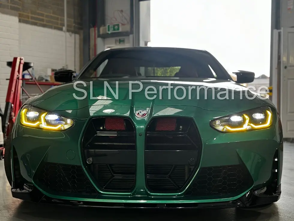 Thumbnail: SLN BMW G87 M2 G80 M3 G82 G83 M4 S58 2021+ Front Mount Intake RED FILTERS