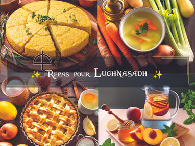Un repas complet pour Lughnasad.