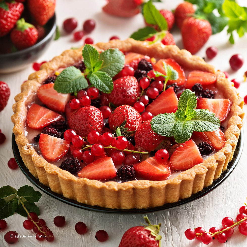 🍓Dessert : Tarte aux Fruits Rouges 🍓