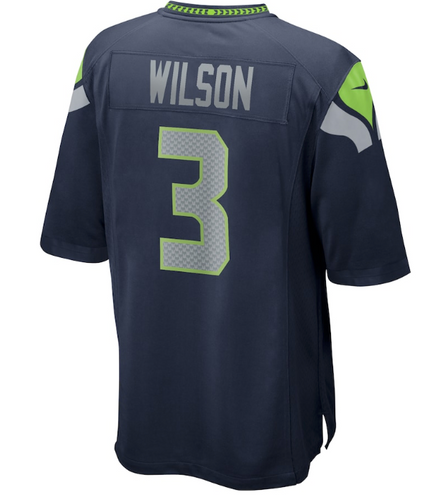 Russell Wilson Seattle Seahawks Nike Game Player Jersey - College