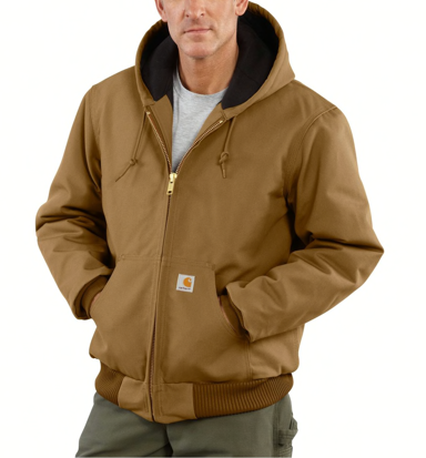 Carhartt® Men’s Duck Quilted Flannel-Lined Active Jacket