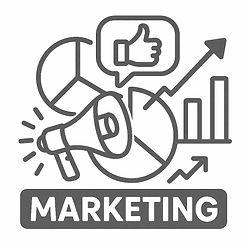 Grafik mit dem Titel: Marketing