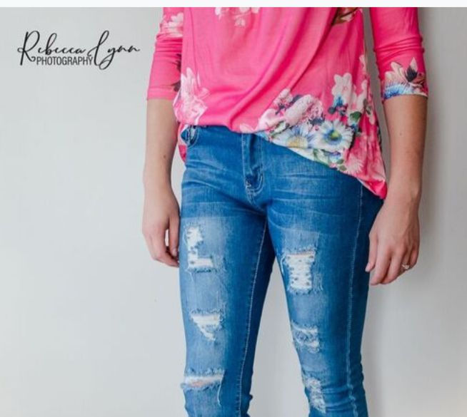 Thumbnail: Hot Pink Off Shoulder Blouse