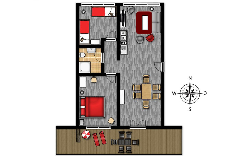 Fehmarn Ferienwohnung Meerblick