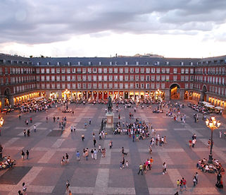 A picture of Plaza Mayor square in Madrid