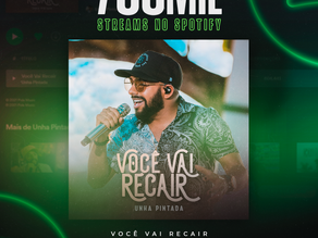 Mais de 700 MIL STREAMS no Spotify no sucesso "Você Vai Recair"