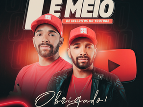 Ultrapassamos mais de 1 Milhão e Meio de inscritos no Youtube