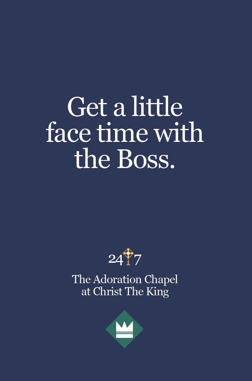 Ad reading: Get a little face time with the Boss.