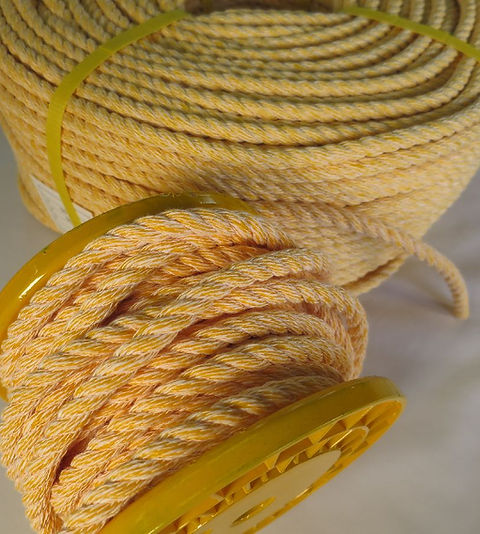ハイクレロープ黄色 太さ 10mm | ワイヤーロープで問題解決 | 土谷ロープ