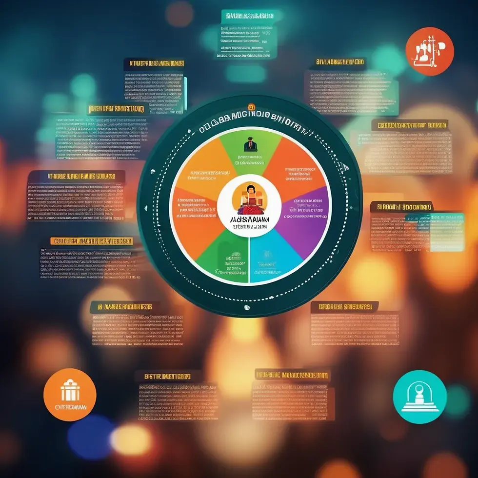 Healthcare infographic illustrating key strategies and innovations for improved patient care and wellness.