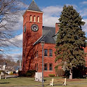 Plaistow NH Historic Town Hall With Clock Tower