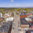 Aerial View of Downtown Andover, Massachusetts