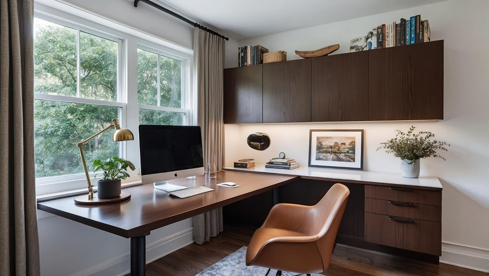 custom home office setup for wfh