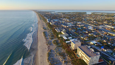 Aerial view of cocoa, fl