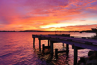 Golder Hour at indian harbour beach, fl