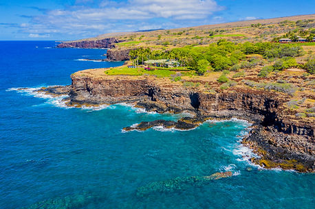 aerial view of Lanai, Hawaii