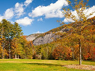 Mountain landscape with fall foliage in Sapphire Valley, North Carolina