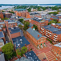 Salem Historic Downtown And Waterfront Aerial View