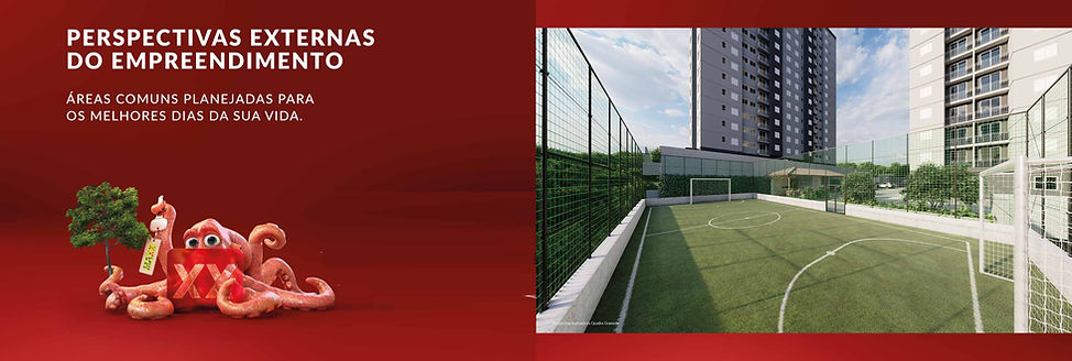 Apartamentos com lazer completo em Ferraz perto da Estação