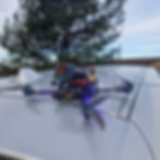 A custom build FPV drone by FastAir Frames