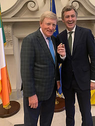 Pat Shingleton and Senator Mark Daly (IE)