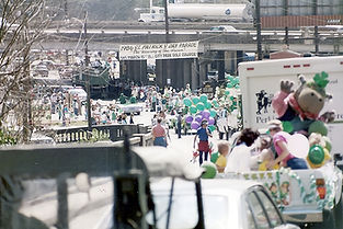 1986 Wearin of the Green parade, Baton Rouge