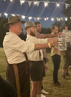 Pat Shingleton at Oktoberfest game