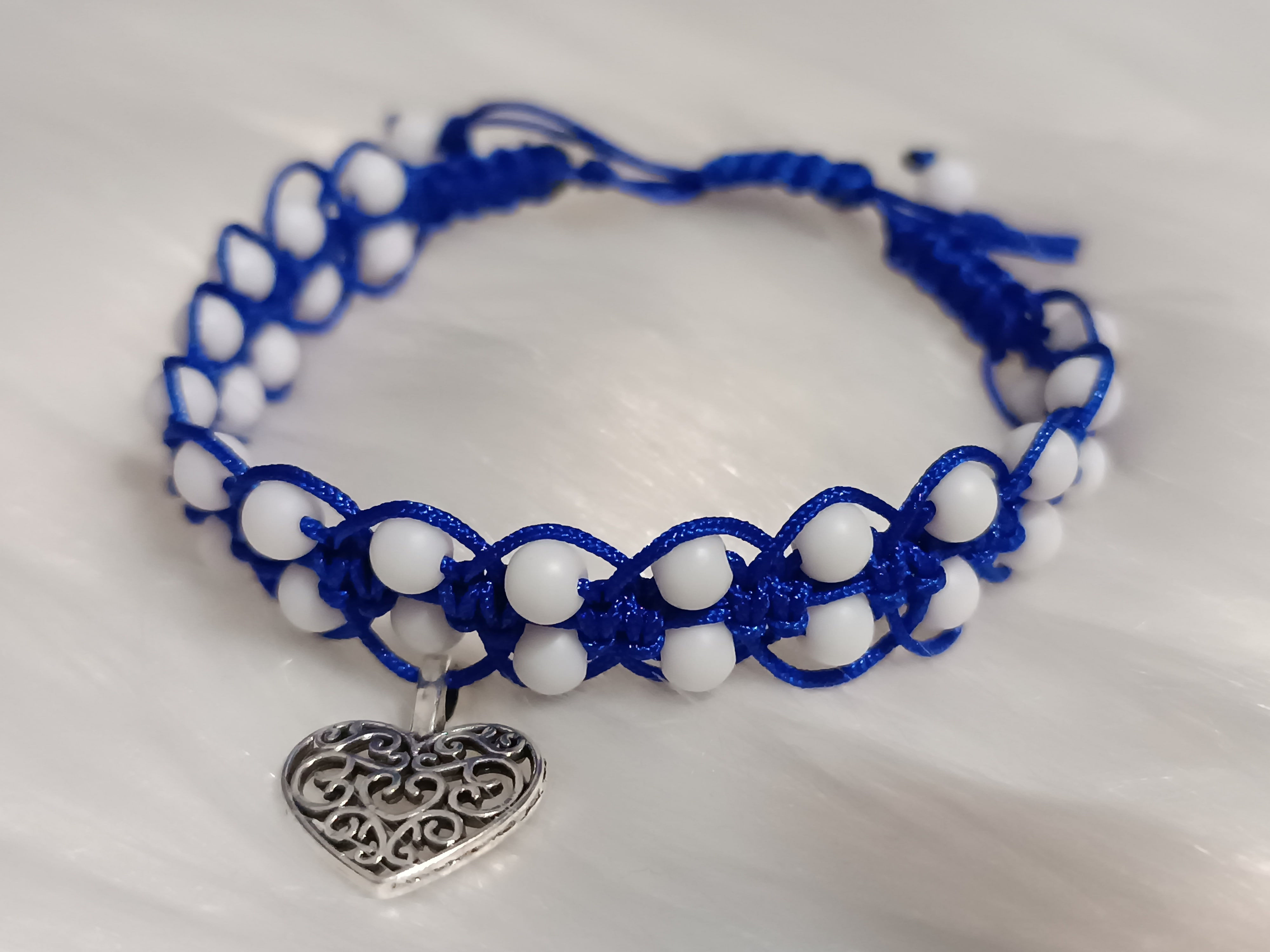 Bransoletka biały Onyx Kamień Równowagi