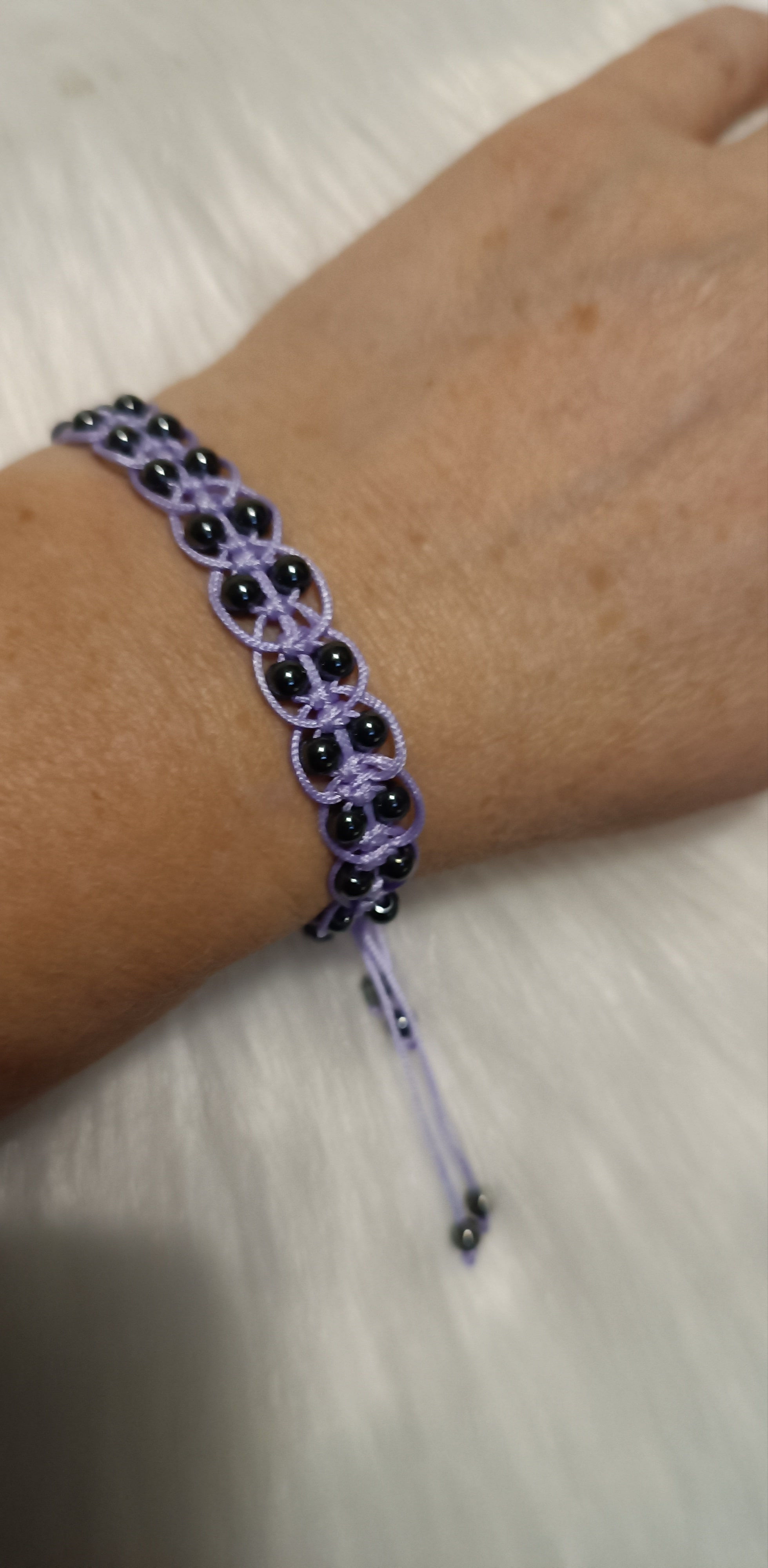 Bransoletka Kamień szczęścia Hematyt