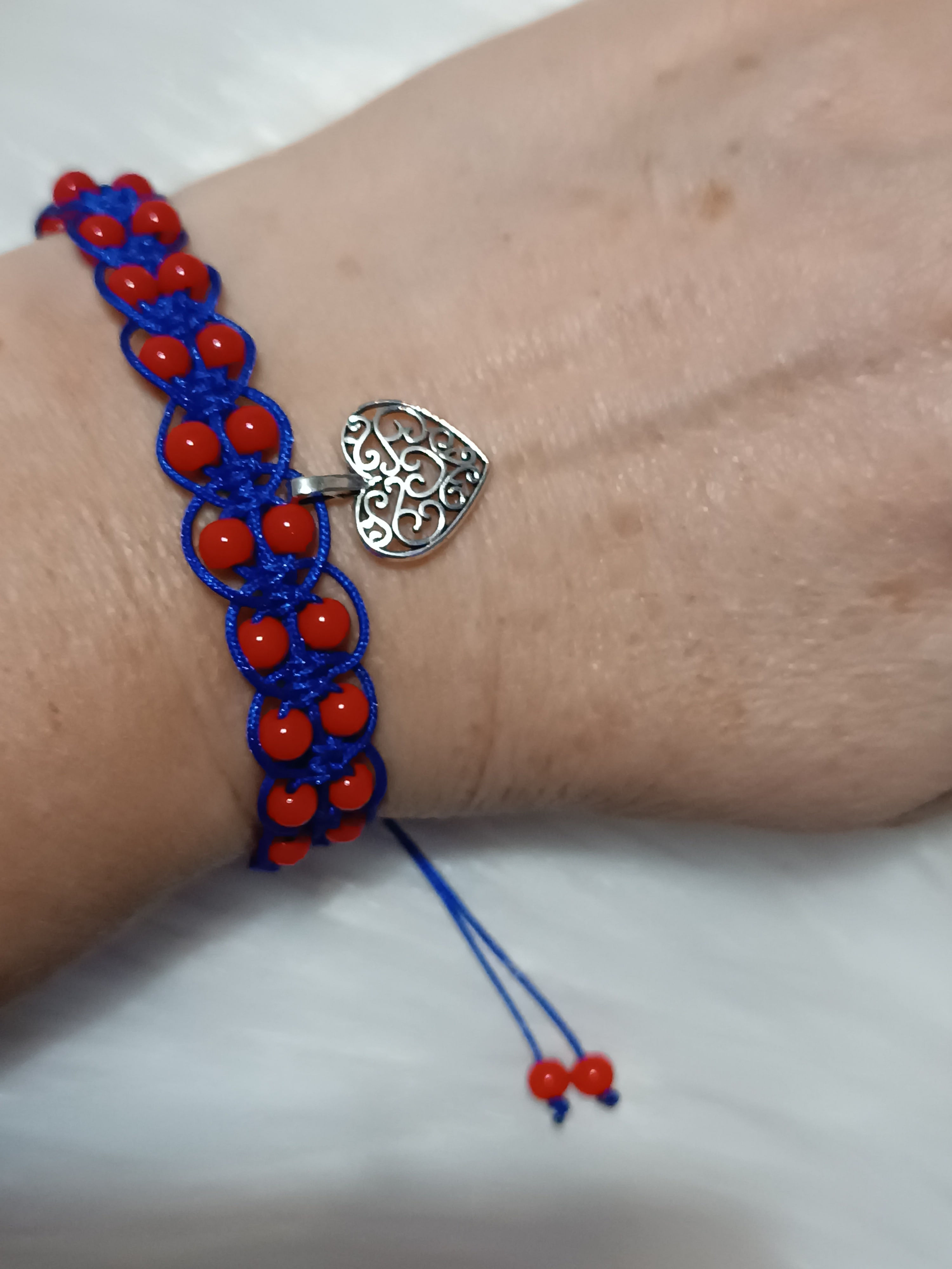 Bransoletka kamień koral czerwony Kamień Szczęścia