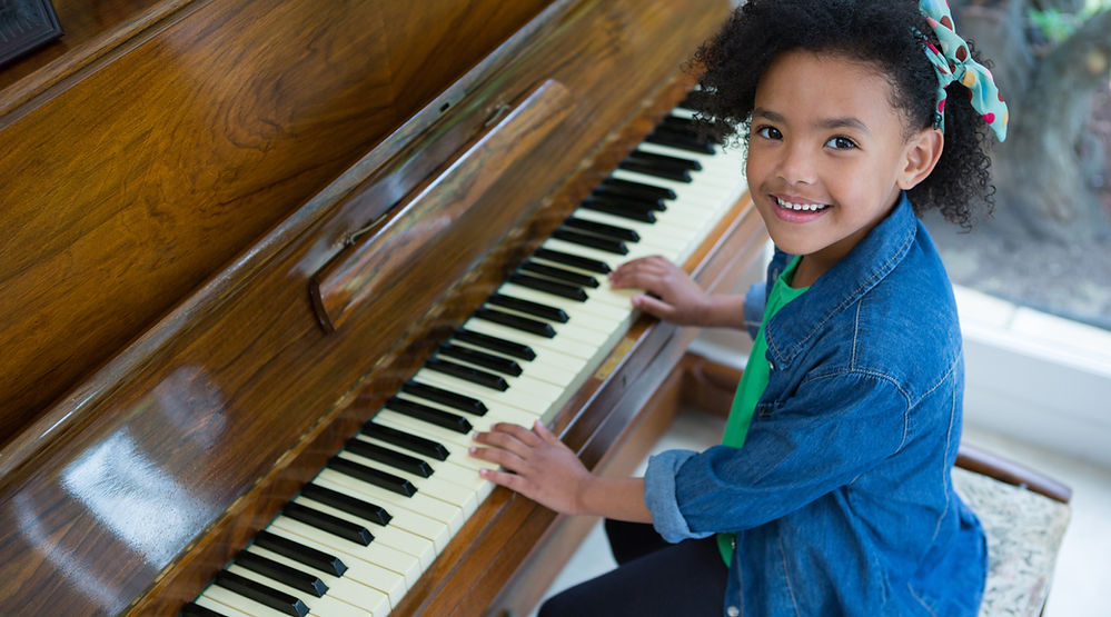 Little Girl playing Piano