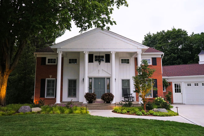 Curb appeal sustainable landscape