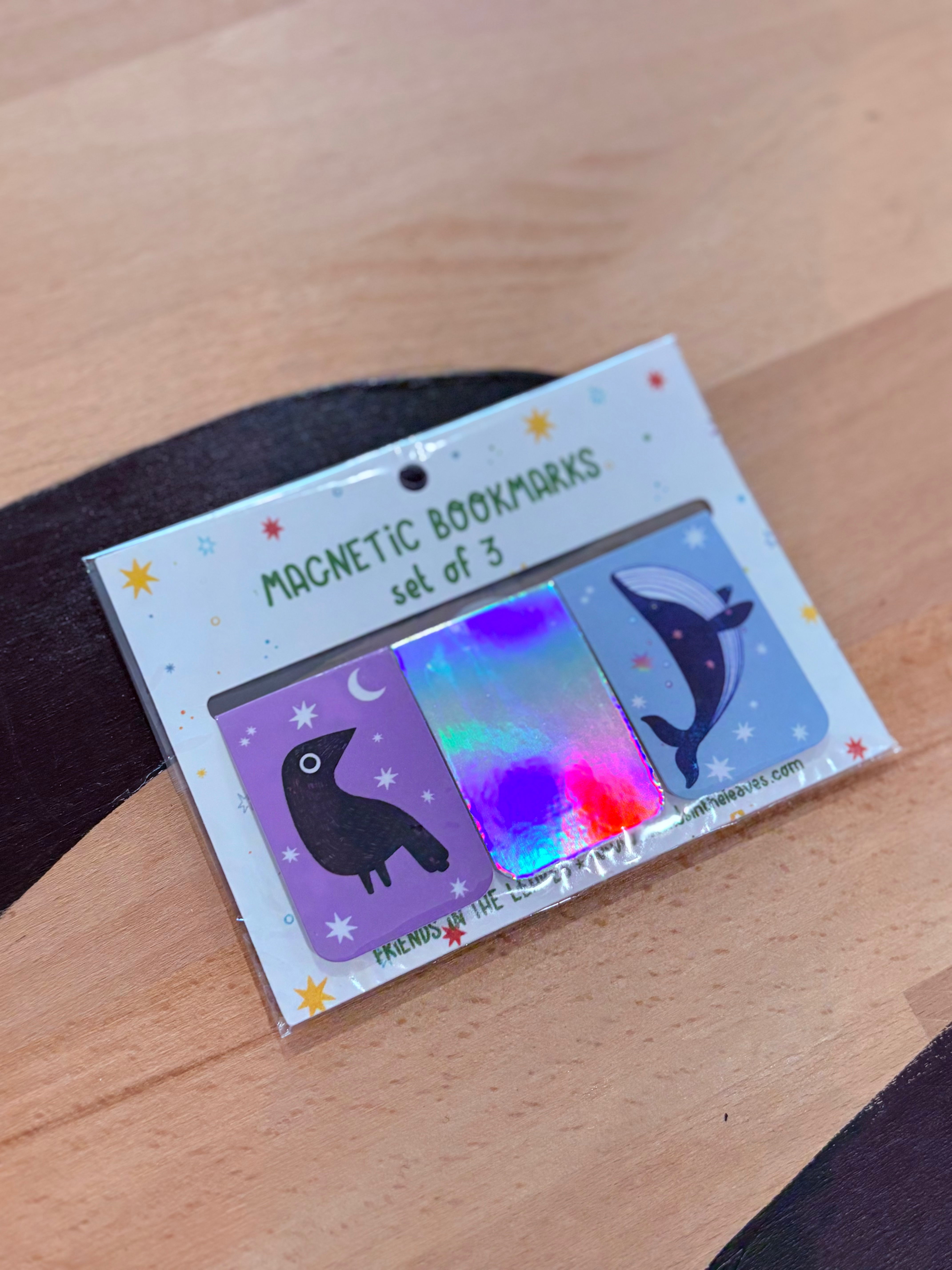 Magnetic Bookmark Trio - Friends In The Leaves