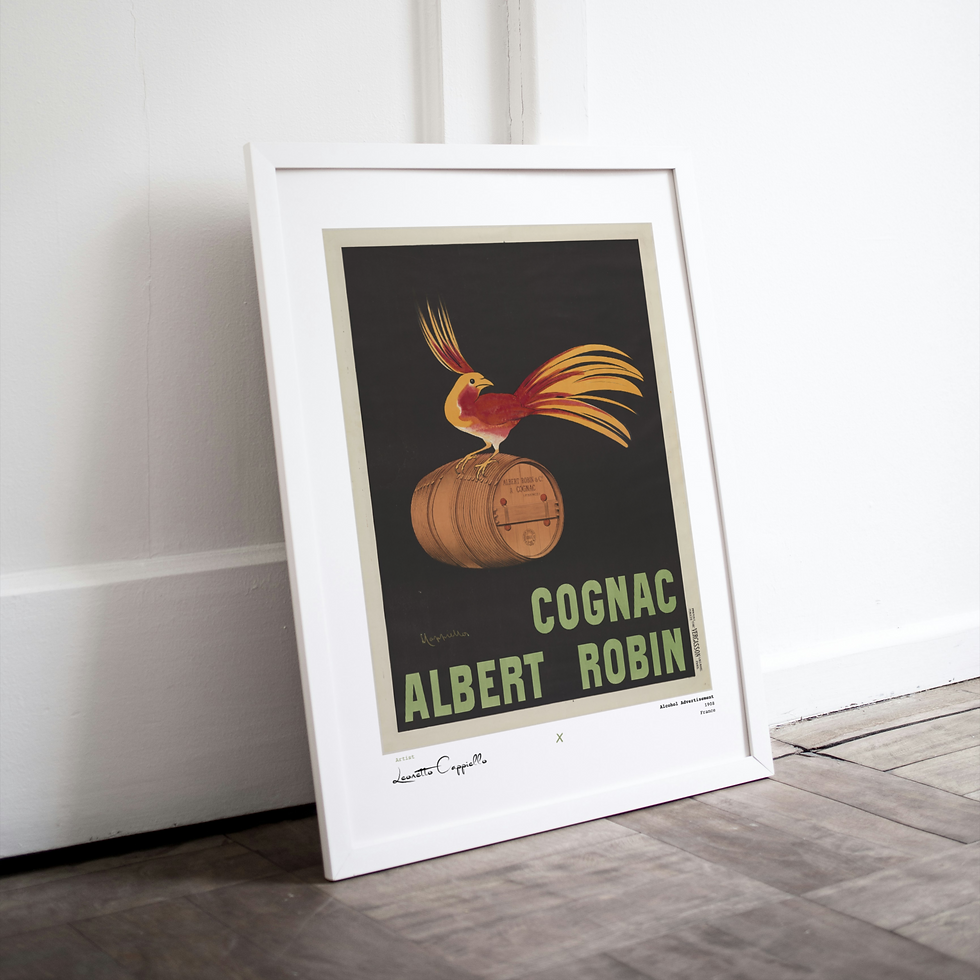 Thumbnail: Albert Robin Cognac Alcohol Advertisement - A3 Archival Quality Art Print