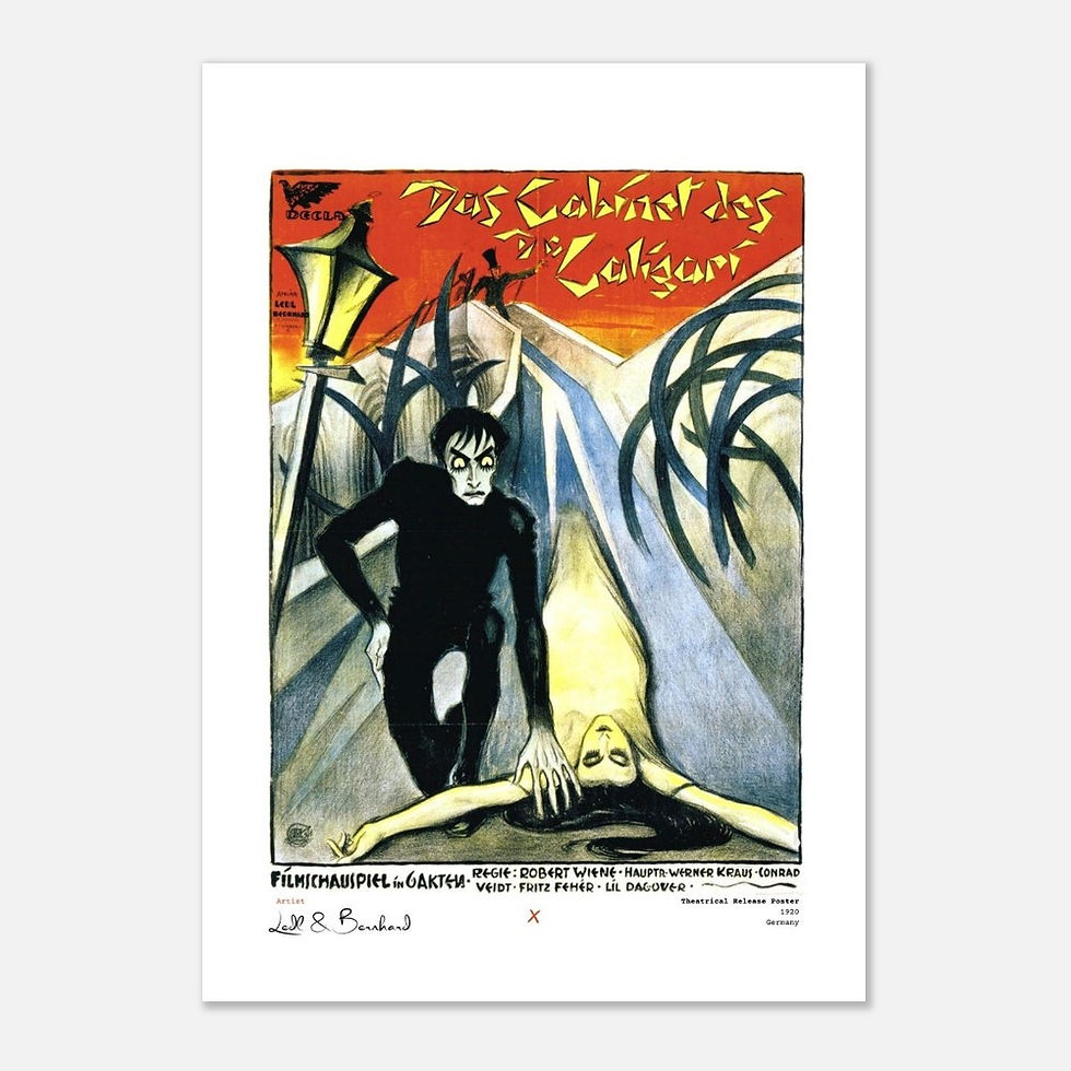 Thumbnail: The Cabinet of Dr Caligari: Film Poster - A3 Archival Quality Art Print