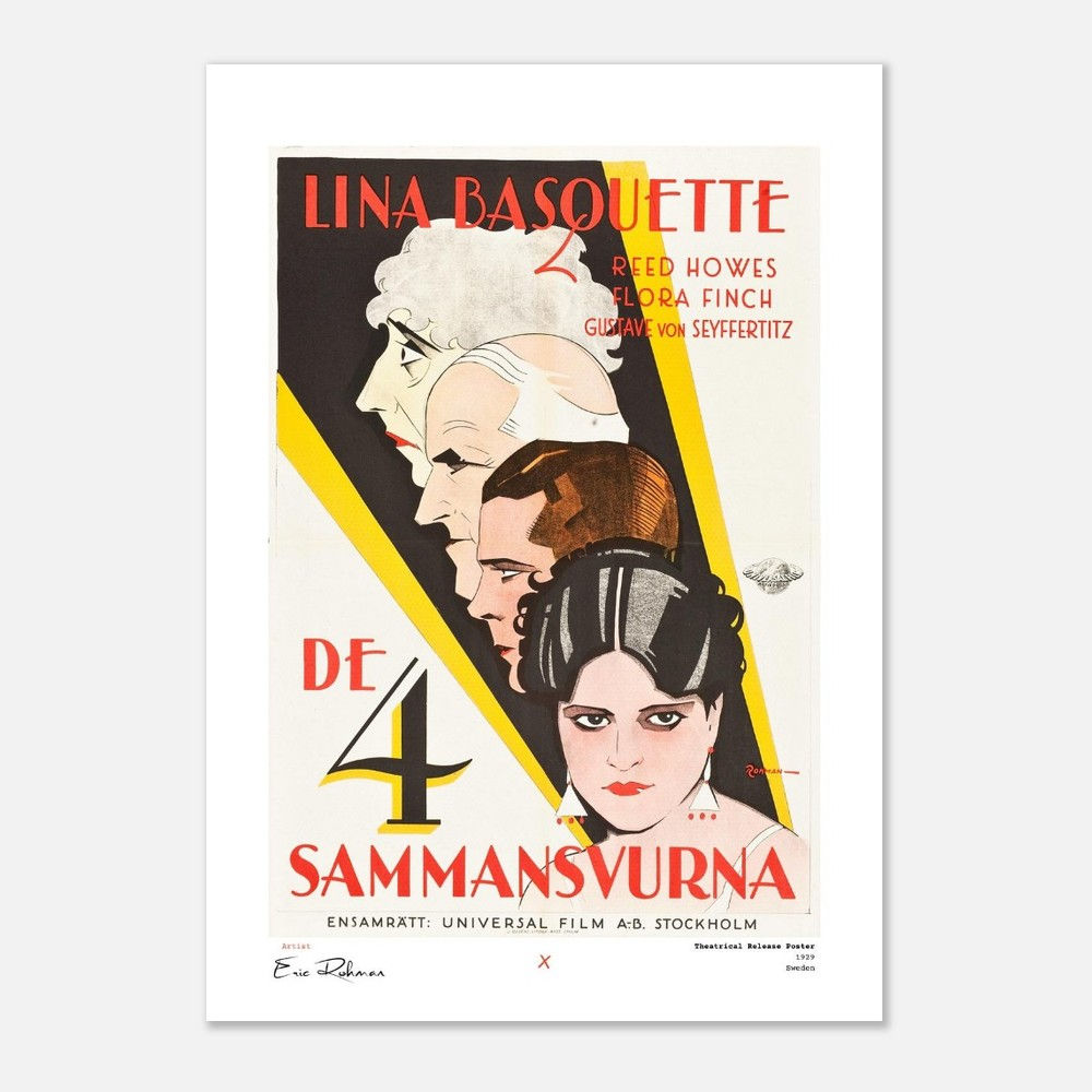 Come Across: Swedish Film Poster - A3 Archival Quality Art Print